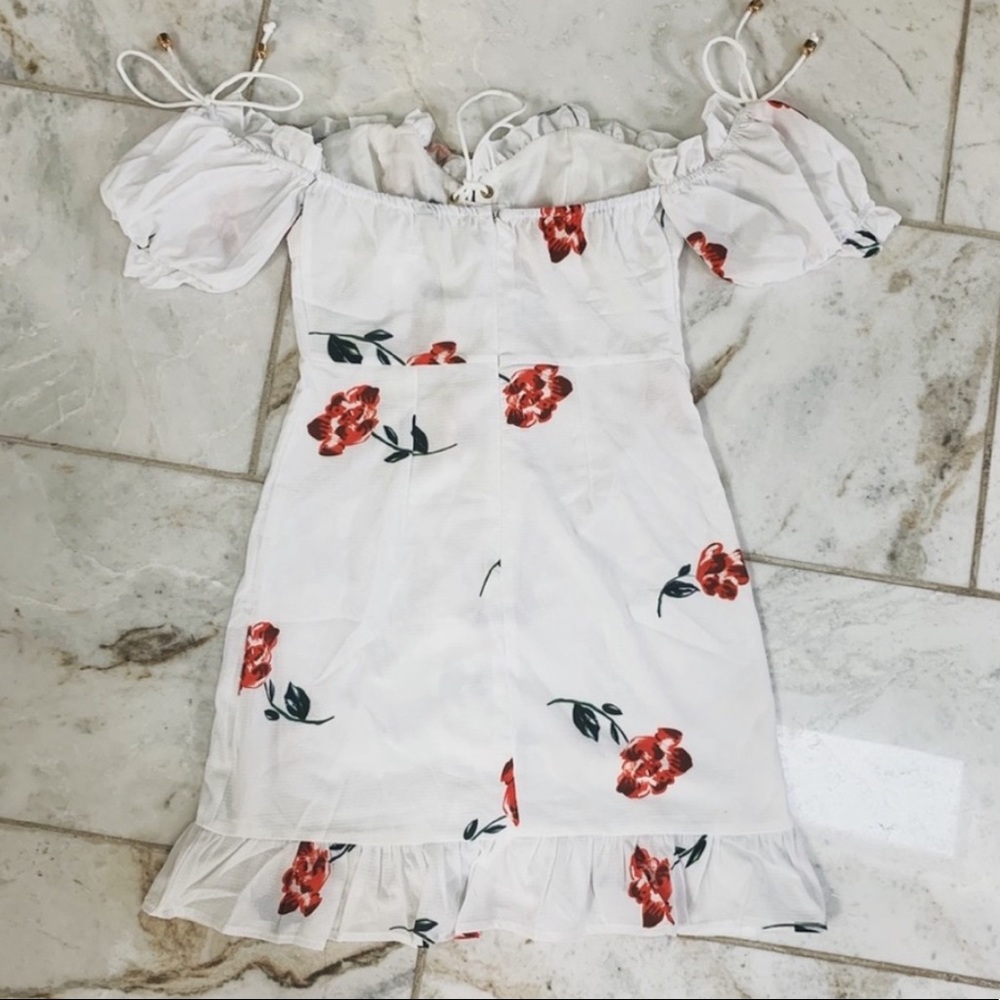 Rose floral mini dress - Picture 5 of 5